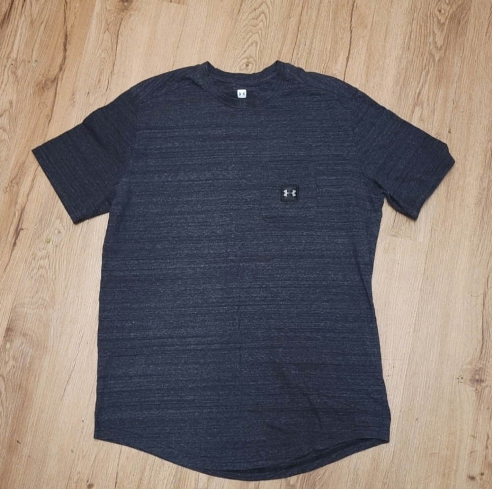 Under Armour Shirt Mens Size Large Dark Gray Excellent Pre-Owned Condition